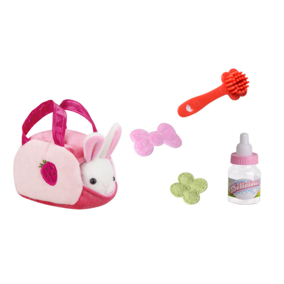 Animal à sonorité inductive avec jouet nid portable pour les enfants de 2 à 4 ans