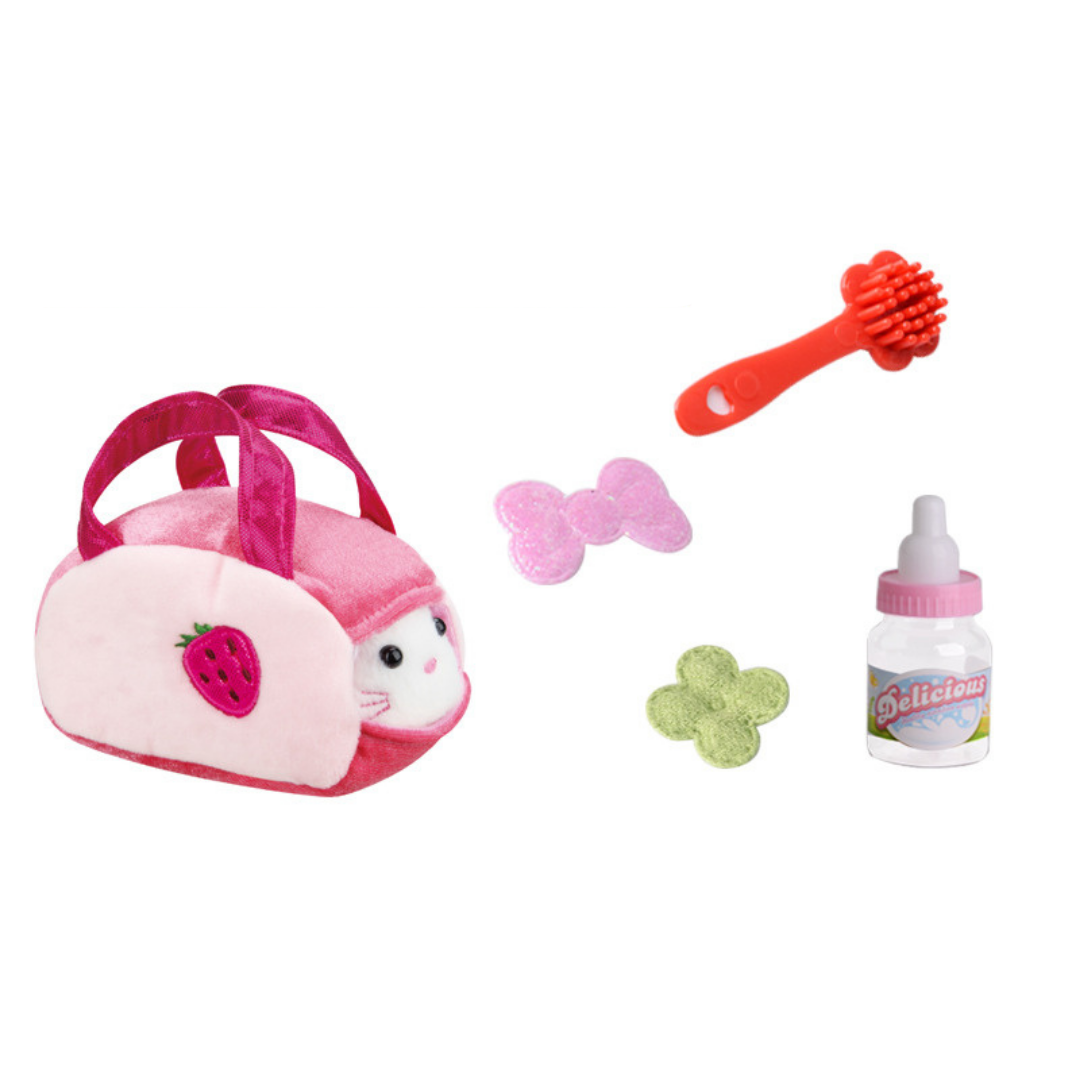 Animal à sonorité inductive avec jouet nid portable pour les enfants de 2 à 4 ans