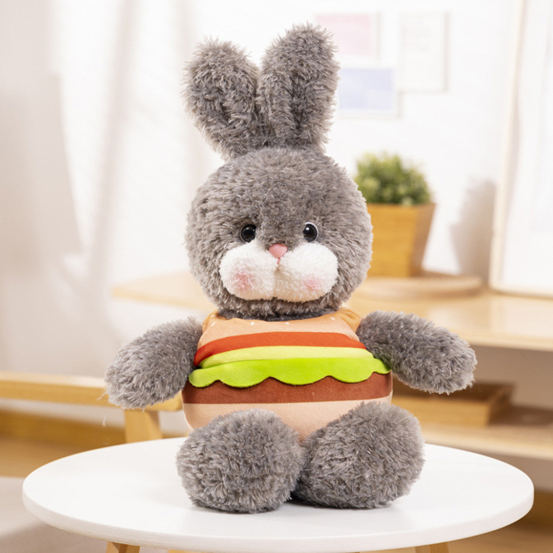 Peluche Lapin Toast et Hamburger