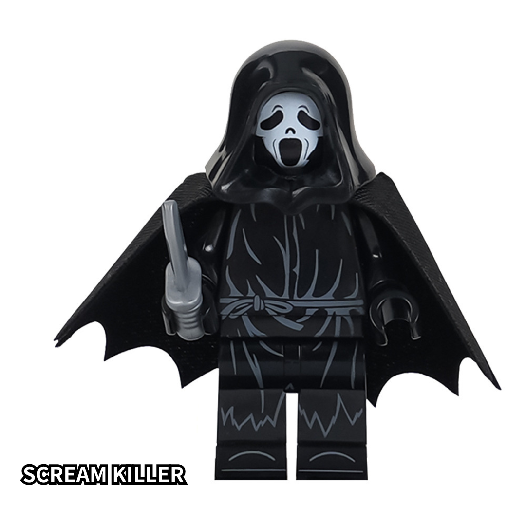 Série Halloween de blocs de construction de figurines d'horreur 1,7"