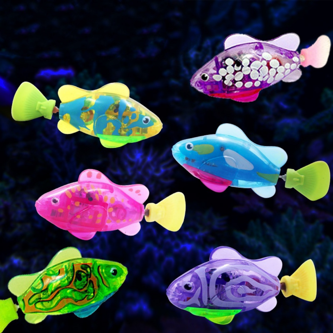Poisson nageur électronique (couleur aléatoire)