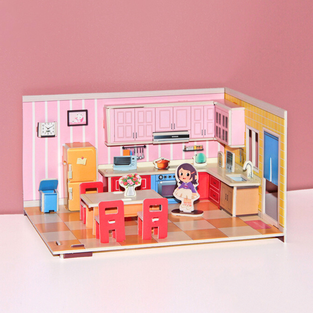 3D Puzzle Play House Theme