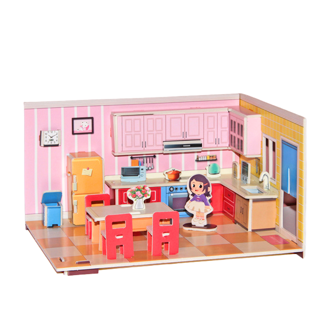 3D Puzzle Play House Theme