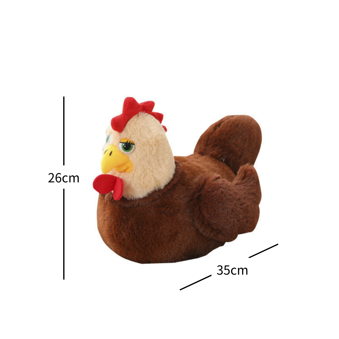 Chicken Stuffed Animal Mommy Hen Plush Playset with Little Baby Chicks