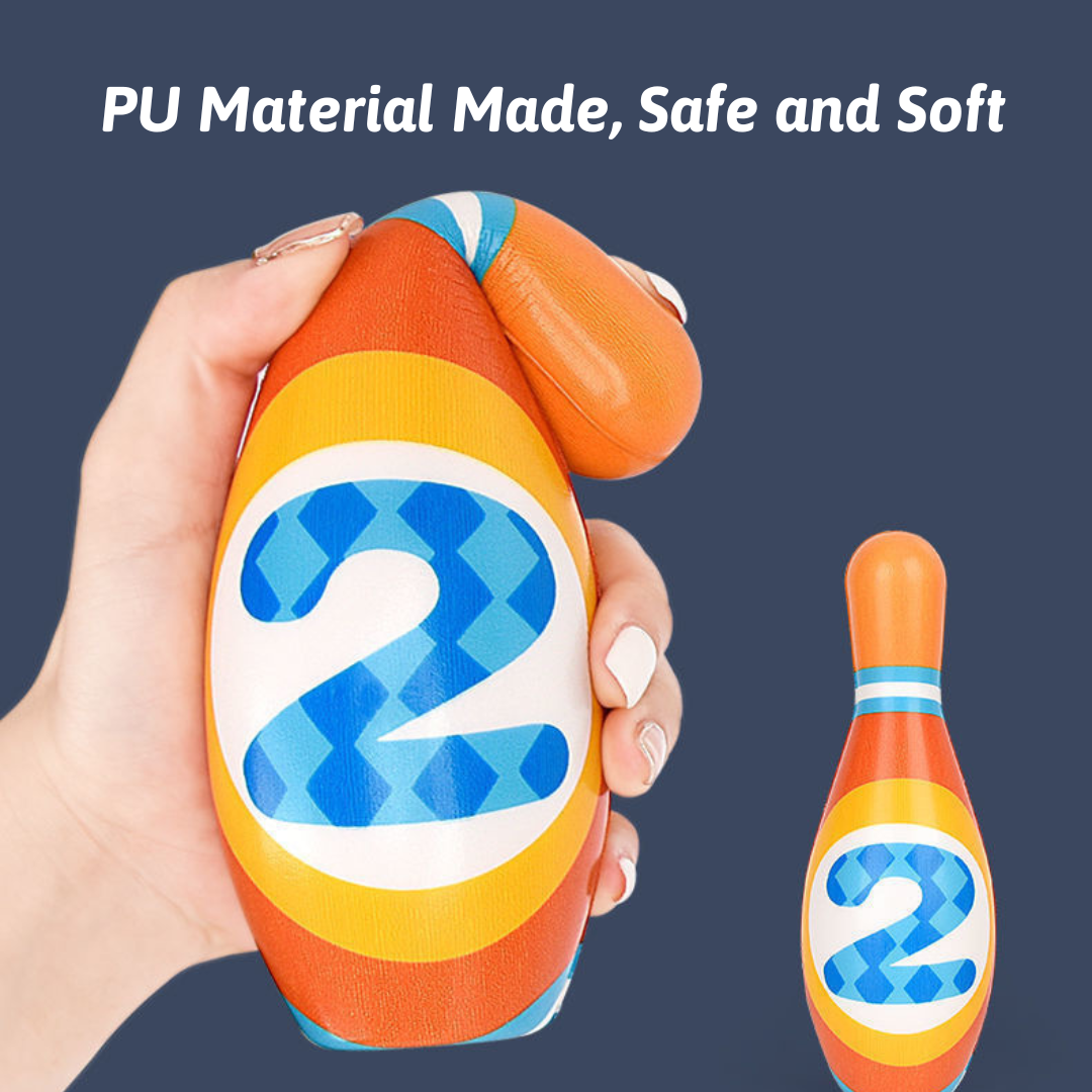 PU Soft Bowling Toy Set
