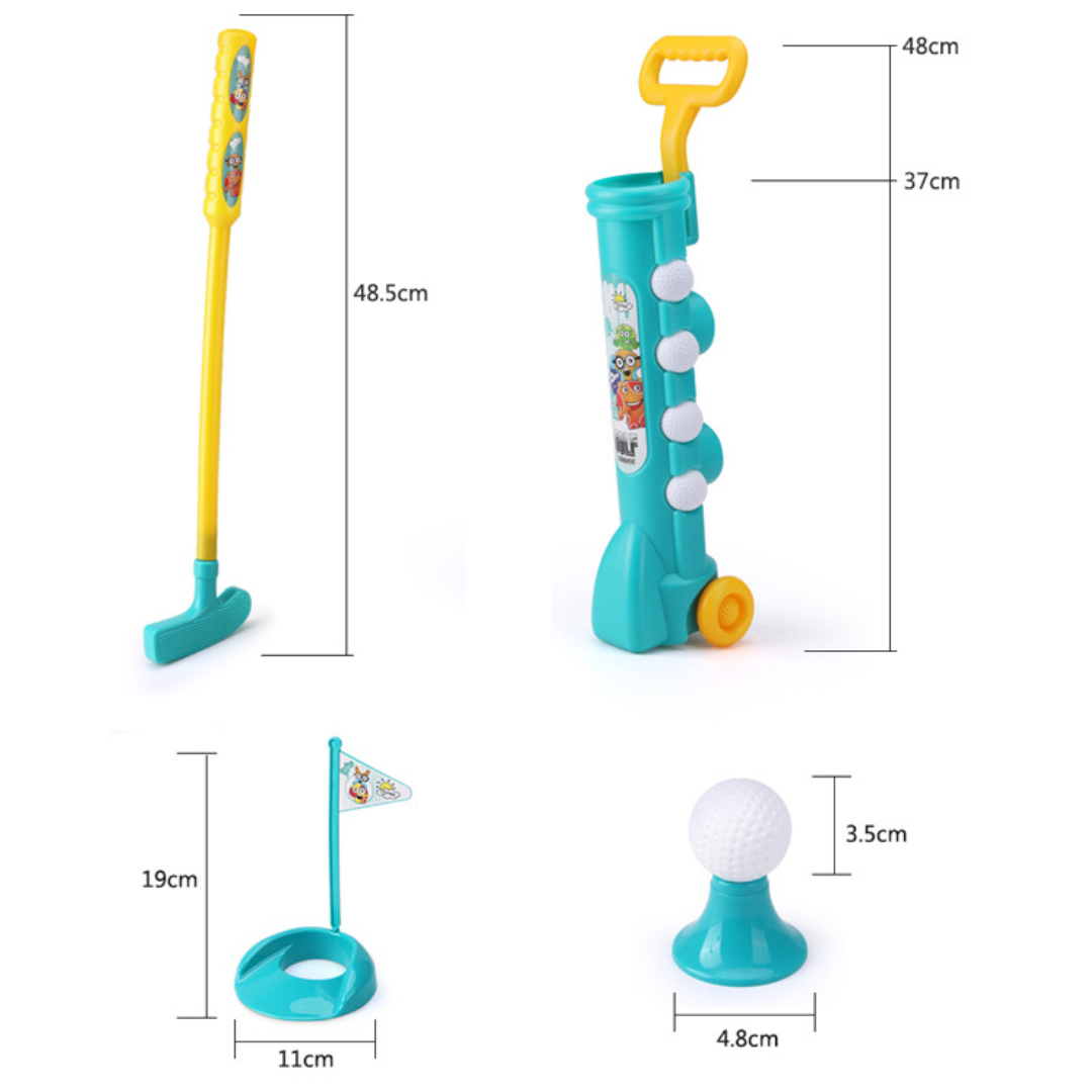 Kids Golf Clubs Toy Set Sport Golf Game for Boys Girls