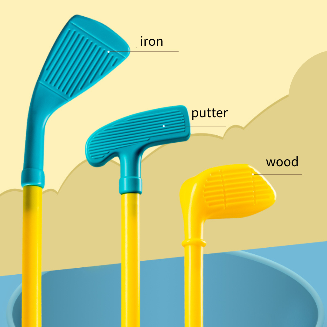 Kids Golf Clubs Toy Set Sport Golf Game for Boys Girls
