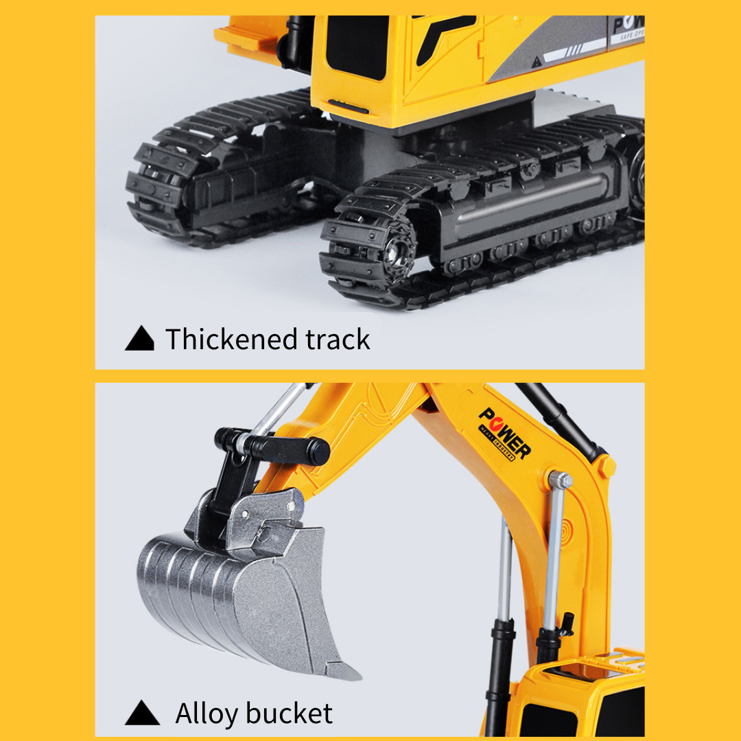 Remote Control Excavator Wireless Engineering Car Toy