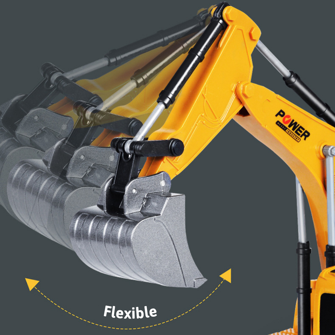 Remote Control Excavator Wireless Engineering Car Toy