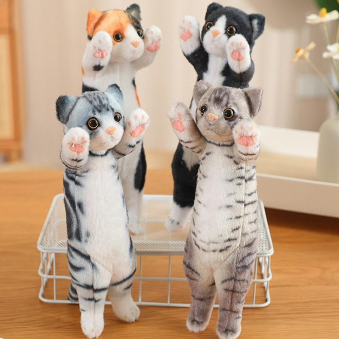 Lucky Standing Cat Stuffed Animal Plushie