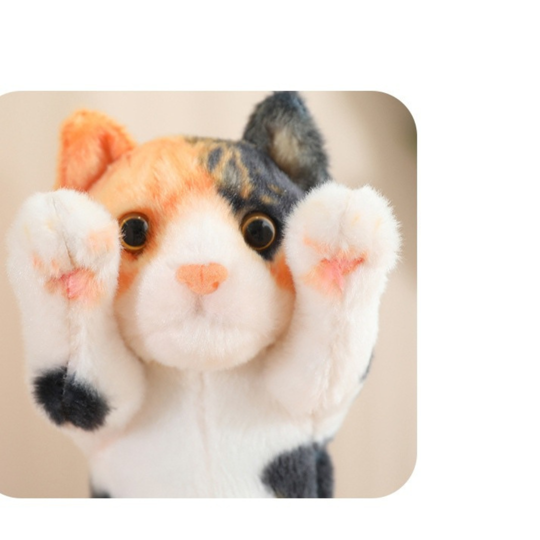 Lucky Standing Cat Stuffed Animal Plushie