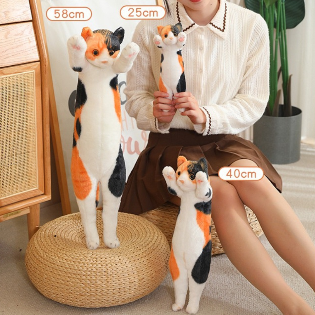 Lucky Standing Cat Stuffed Animal Plushie