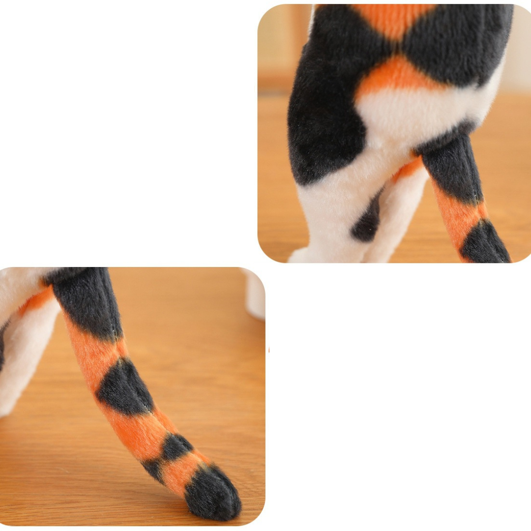 Lucky Standing Cat Stuffed Animal Plushie