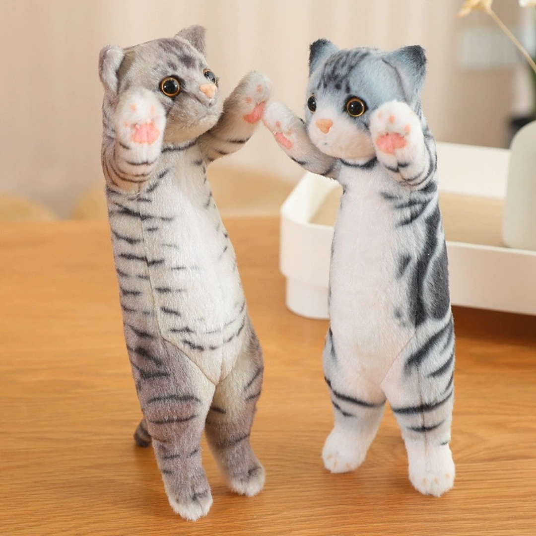 Lucky Standing Cat Stuffed Animal Plushie