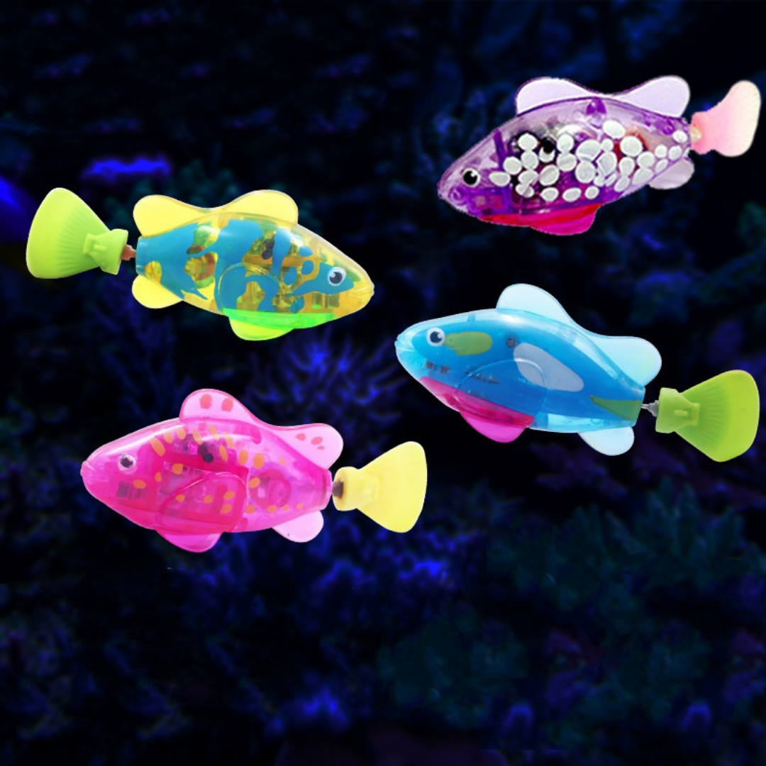 Poisson nageur électronique (couleur aléatoire)