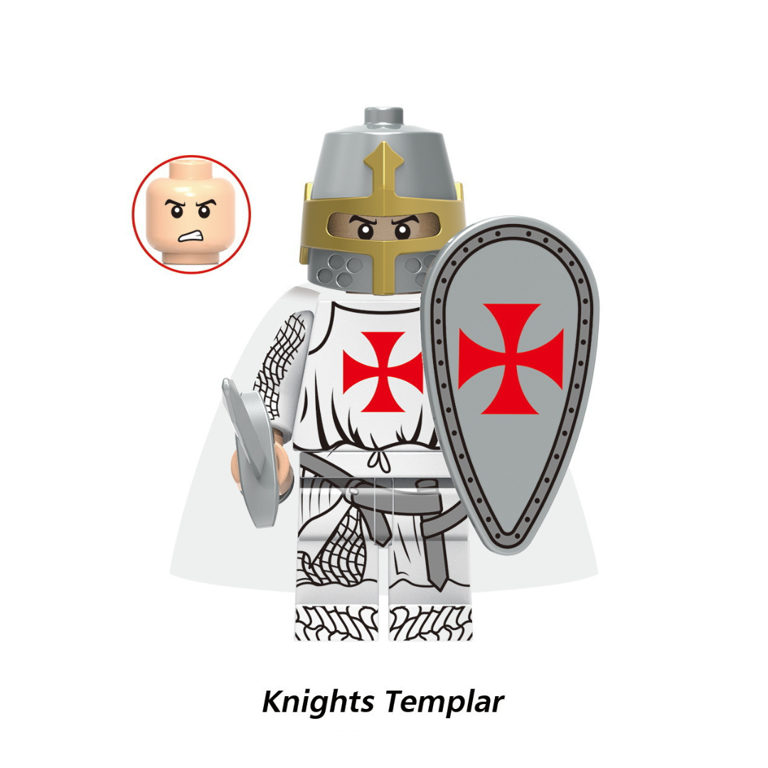 Figurines de blocs de construction de la série Roman Spartan 1,7"