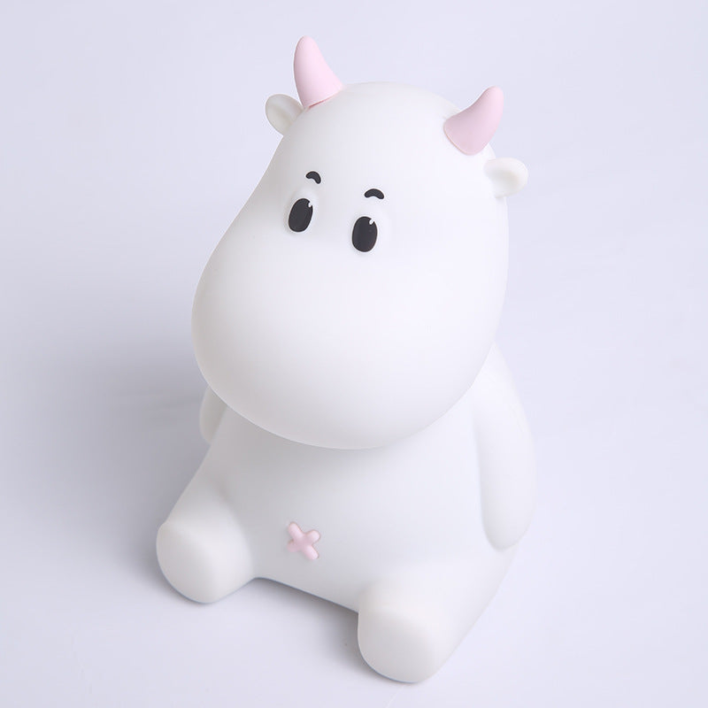 Cow Night Light - Silicone, Tap Control, Rechargeable