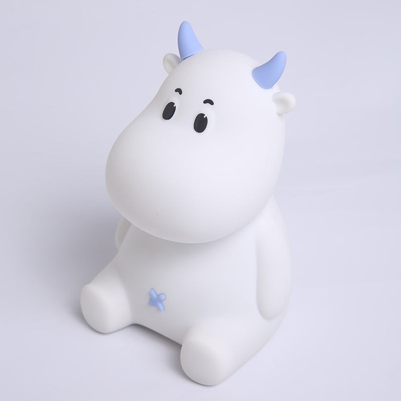 Cow Night Light - Silicone, Tap Control, Rechargeable