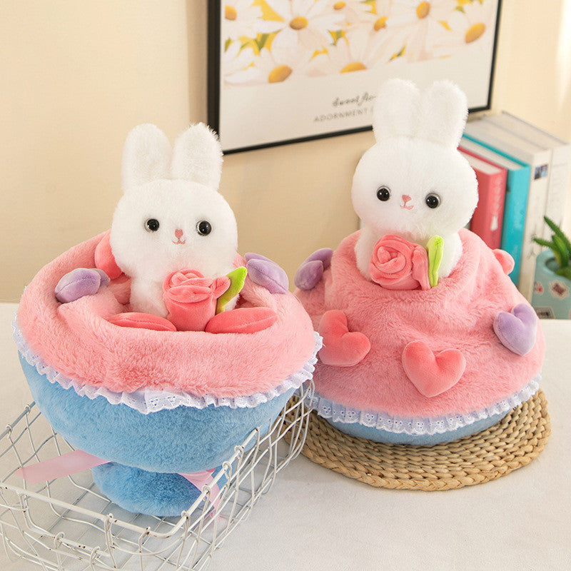 Peluche réversible Bouquet Bunny Princess