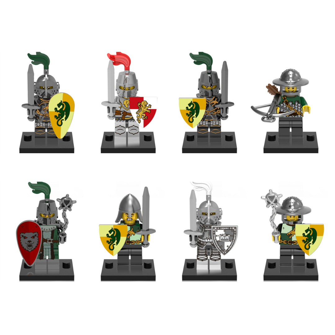 Figurines de blocs de construction de la série Roman Spartan 1,7"