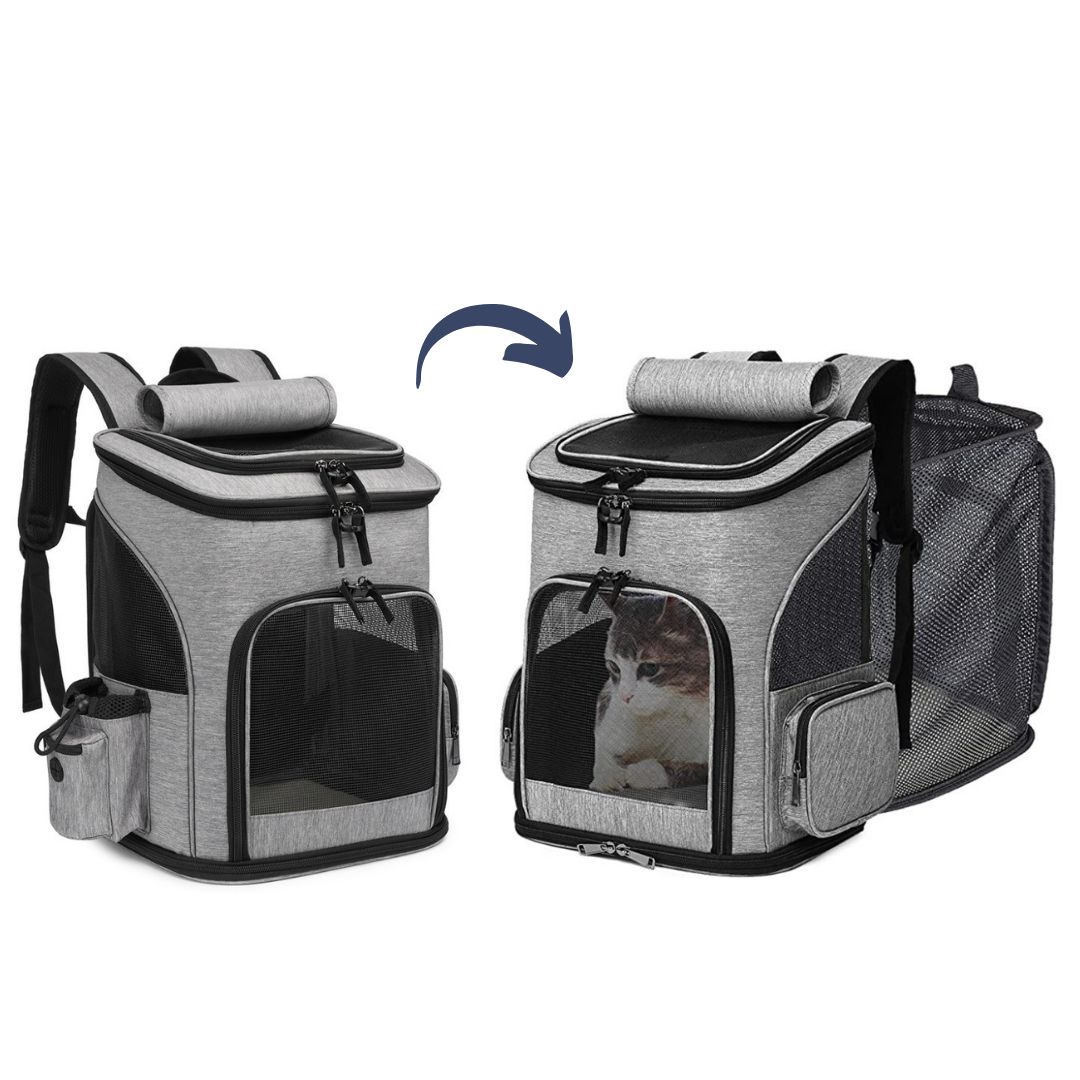 Sac à dos extensible pour chat