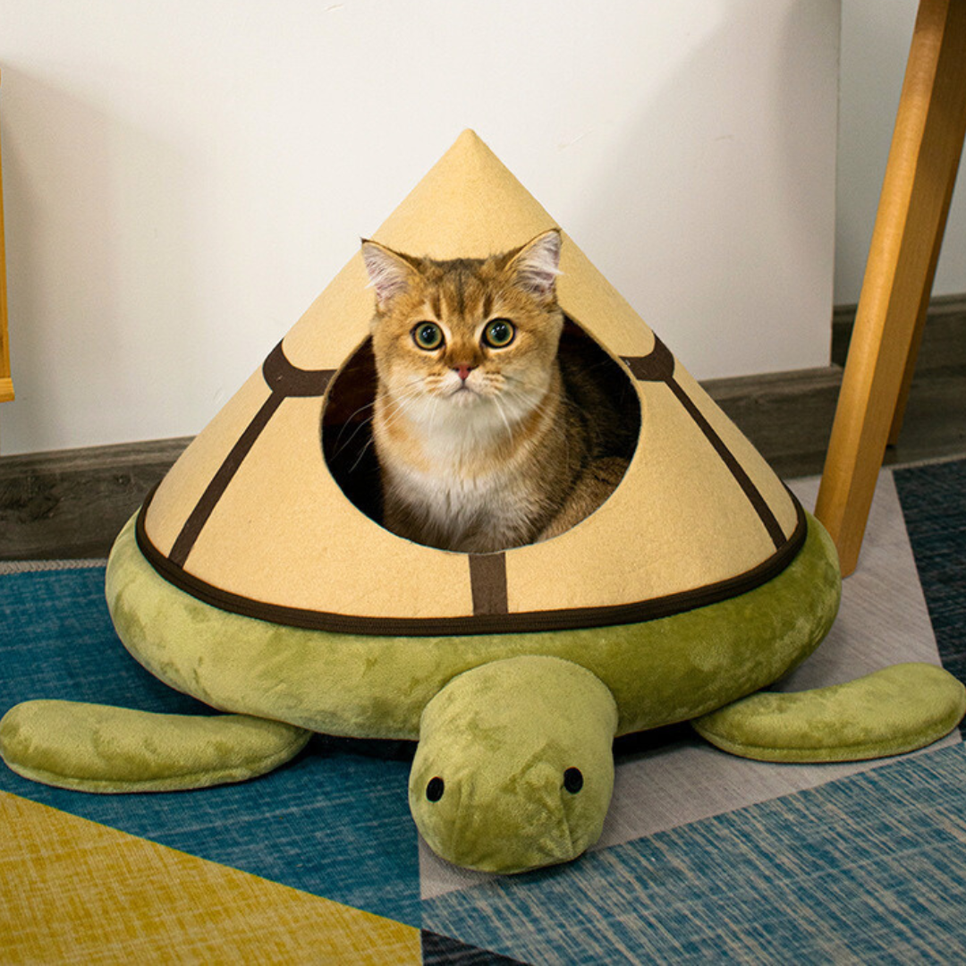 Beach Vibe Cat Bed - Crab, Turtle