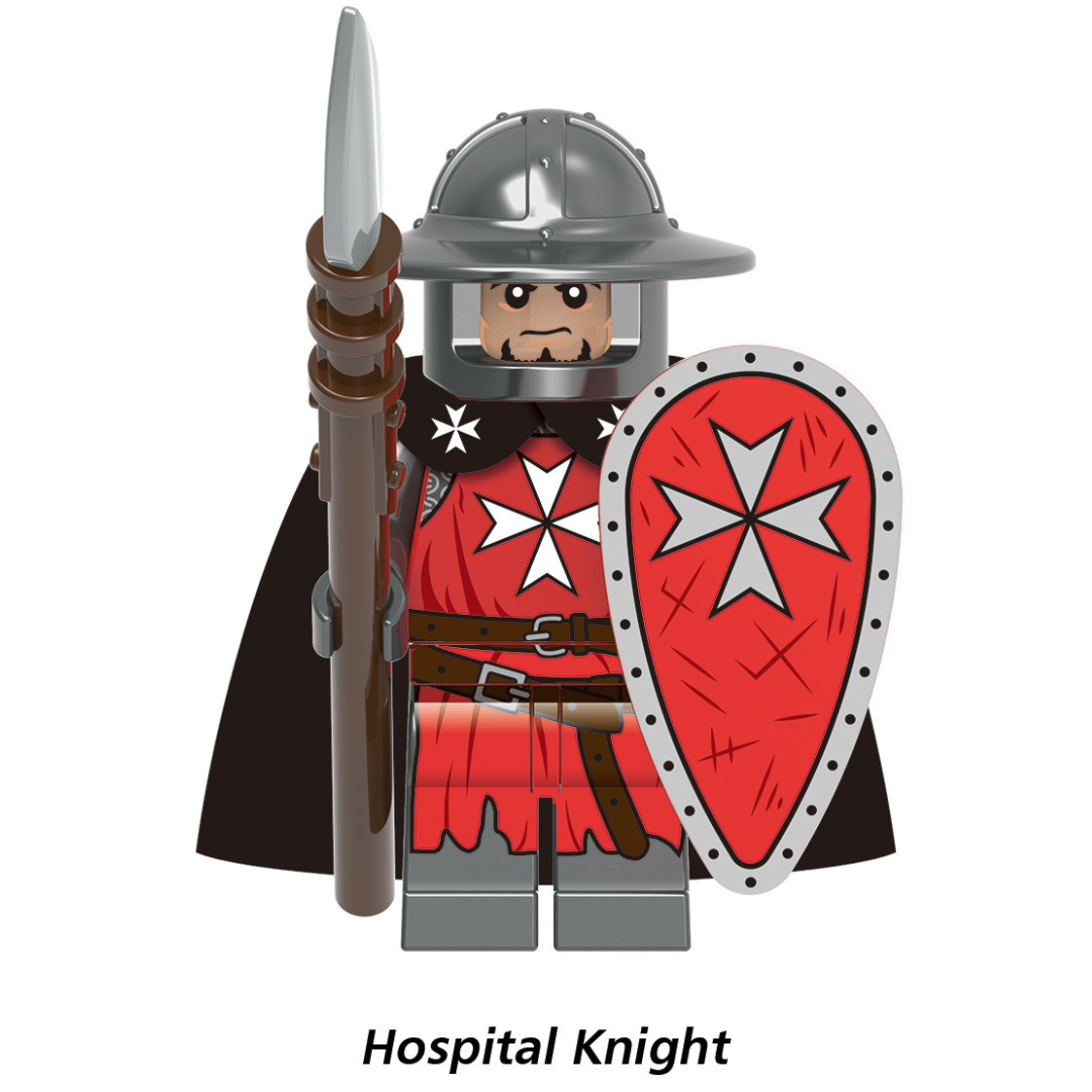 Figurines de blocs de construction de la série Roman Spartan 1,7"