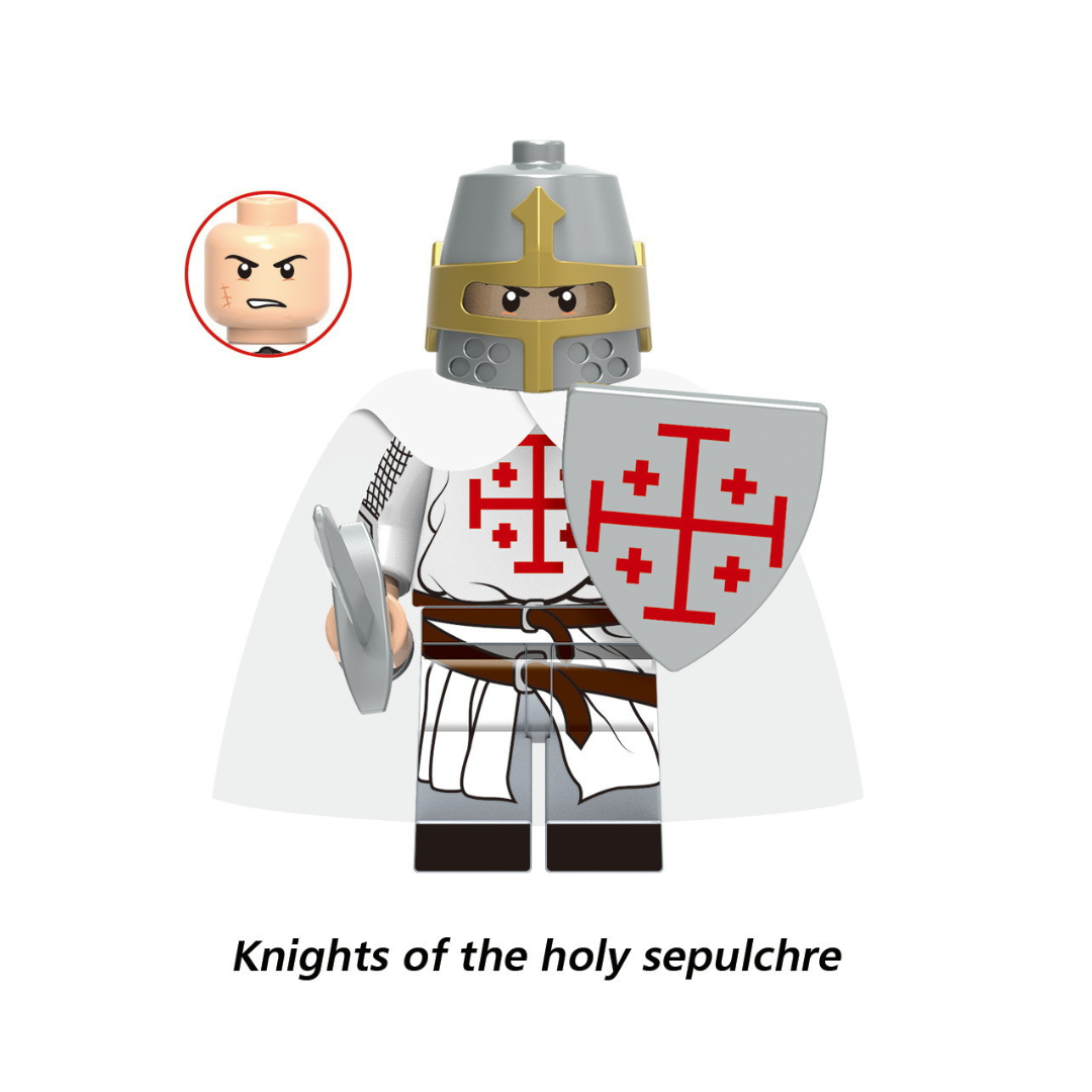 Figurines de blocs de construction de la série Roman Spartan 1,7"