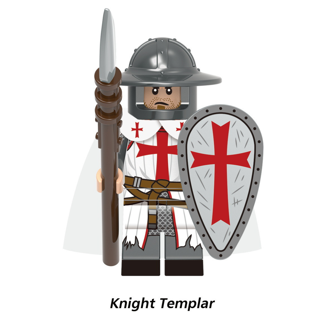 Figurines de blocs de construction de la série Roman Spartan 1,7"