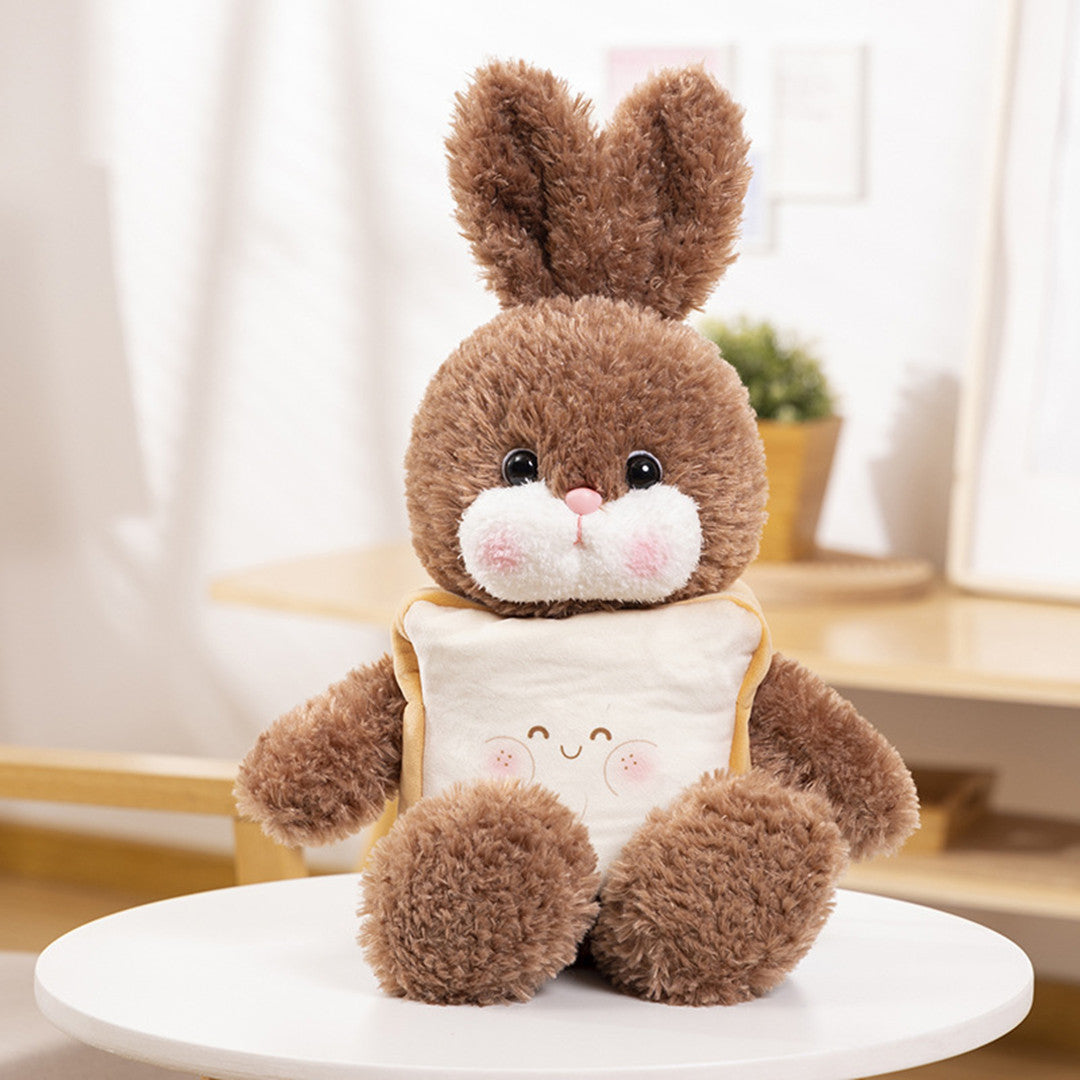 Peluche Lapin Toast et Hamburger