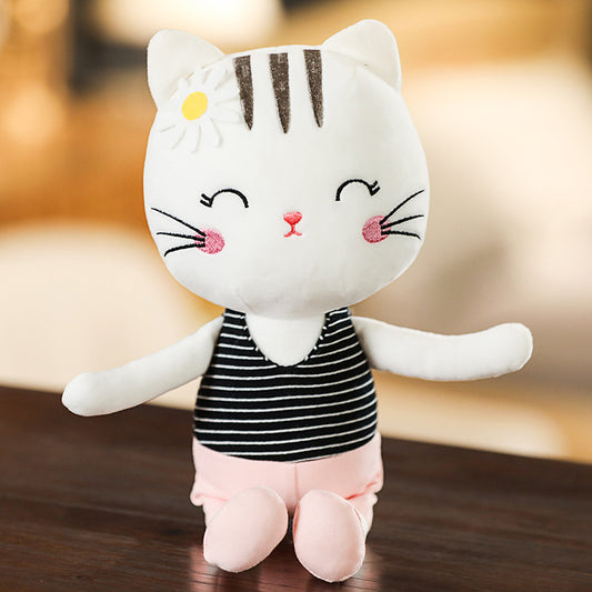 Poupée en peluche Yoga Cat Girl 13,7 pouces