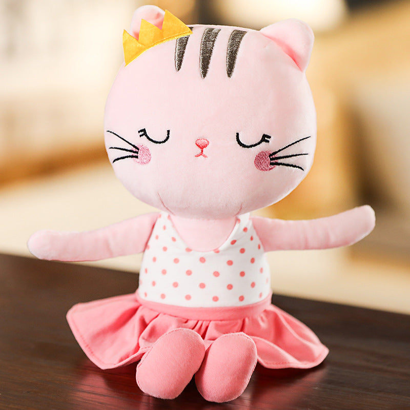 Poupée en peluche Yoga Cat Girl 13,7 pouces